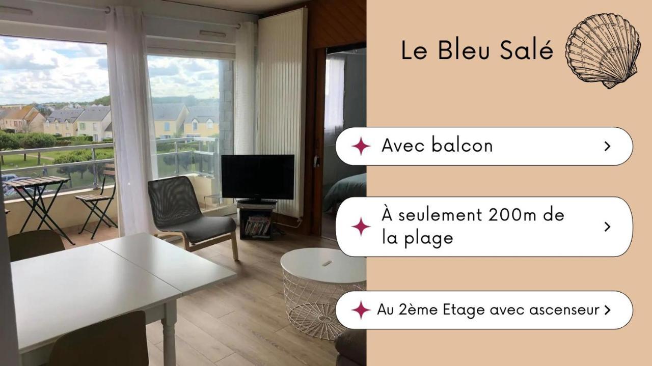 Bleu Sale - F2 Courseulles Avec Balcon Διαμέρισμα Εξωτερικό φωτογραφία